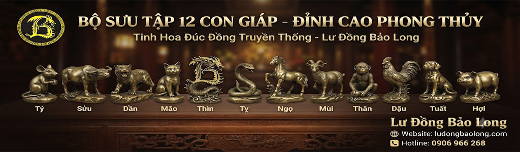 Tượng Đồng 12 Con Giáp được ưa chuộng nhất