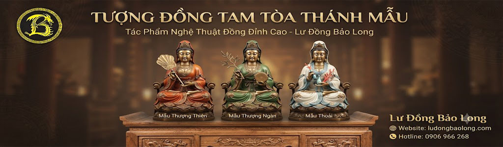 Tượng Đồng Tam Tòa Thánh Mẫu