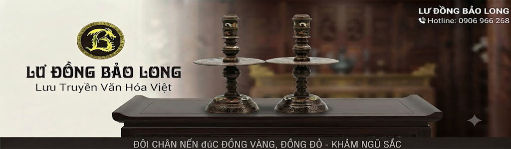 Chân Nến - Chân Đèn Đồng