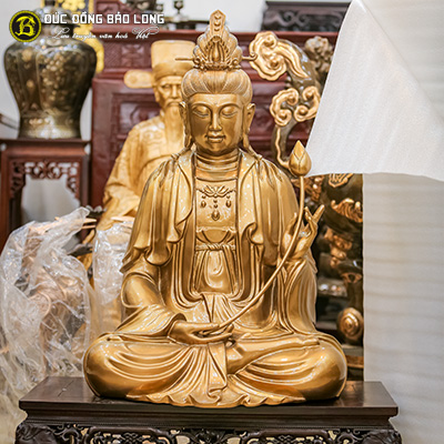  Tượng Đồng Đại Thế Chí Bồ Tát cao 8 tấc ( 81 cm ) ở Sài Gòn TPHCM
