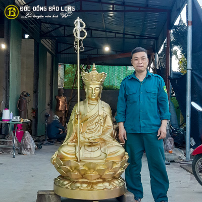  Tượng Đồng Phật Địa Tạng cao 1m27 ở Sài Gòn TPHCM