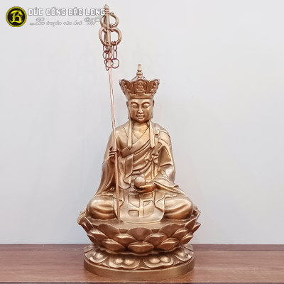  Tượng Đồng Phật Địa Tạng cao 5 tấc ( 48 cm ) ở Sài Gòn TPHCM