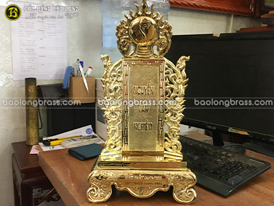 Bài Vị Bằng Đồng Cao 42cm Hàng Đặt Của Khách Hà Nội