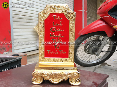 Bài Vị Tiên Linh Cửu Huyền Thất Tổ Trinh Tộc Mạ Vàng 24k tại Sài Gòn TPHCM