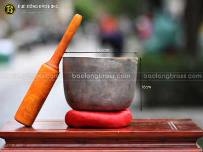 Chuông Bát Bằng Đồng Đỏ ĐK 19,5cm, nặng 4,3kg ở Sài Gòn - TPHCM