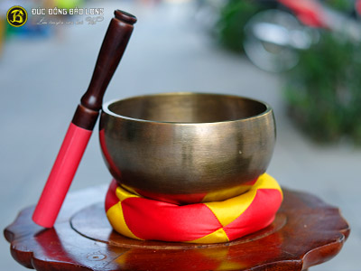 Chuông Bát Bằng Đồng Vàng Hạ Màu Thời Gian Đk 14cm ở Sài Gòn - TPHCM