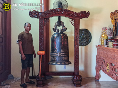 Chuông Đồng 200Kg Cho Nhà Thờ Họ Bùi Tại Thái Bình
