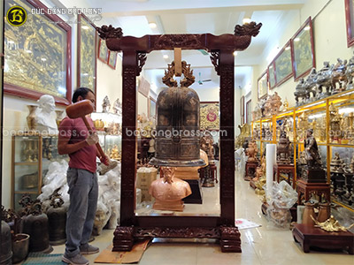 Đúc Chuông Đồng 250kg Cho Chùa Long Thạnh, Trà Vinh