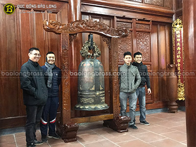 Đúc Chuông Đồng 350kg Cho Chùa Thiện Minh, Quảng Ninh