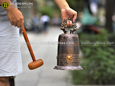 Chuông Đồng 4kg, Cao 33cm, Đường Kính Miệng 19cm ở Sài Gòn - TPHCM