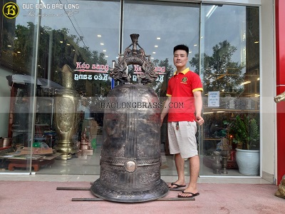 Đúc Chuông Đồng 500kg Cho Chùa Tại Lâm Đồng