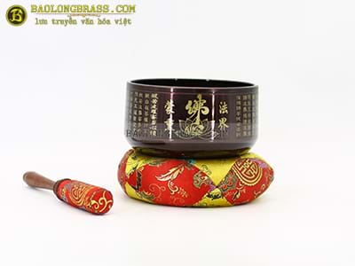 Chuông Gõ Kinh Bát Nhã Bằng Đồng Thau Đk 16cm ở Sài Gòn - TPHCM