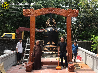 Đúc Đại Hồng Chung 900kg Cho Chùa Phúc Long, Thanh Hóa