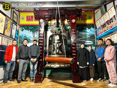 Đúc Đại Hồng Chung 1 Tấn Cho Chùa Báo Ân, Thanh Hóa