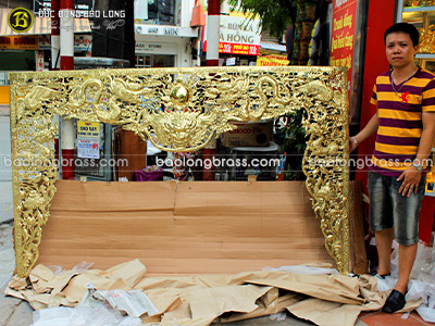 Cửa Võng Bằng Đồng Vàng Dài 2m17 tại Sài Gòn TPHCM