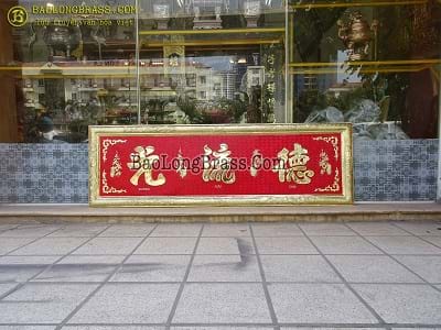 Đại Tự Đức Lưu Quang Bằng Đồng Vàng 1m97 ở Sài Gòn TPHCM