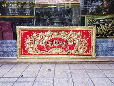 Tấm Hoành Phi Đức Lưu Quang Bằng Đồng Vàng 1m97 ở Sài Gòn TPHCM