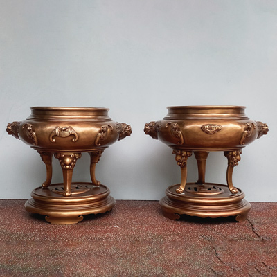Lư Trầm Đúc Đồng Đỏ cao 5 tấc ( 50cm ) tại Sài Gòn TPHCM