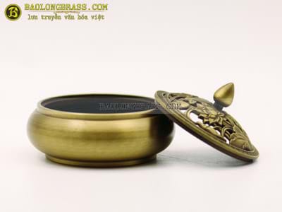 Lư Trầm Hoa Sen Bằng Đồng Thau Đk 10cm tại Sài Gòn TPHCM