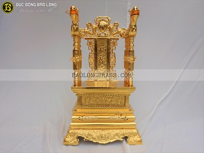 Ngai Thờ Bằng Đồng 81cm Mạ Vàng 24k Tại Sài Gòn TPHCM