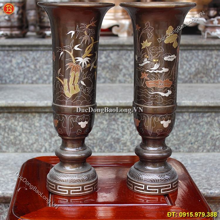 Ống Nhang Khảm Ngũ Sắc Hàng Tinh Xảo