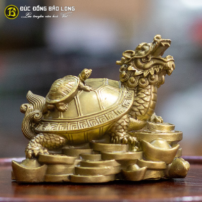 Tượng Đồng Long Quy Cõng Con Nhiều Kích Thước ở Sài Gòn TPHCM