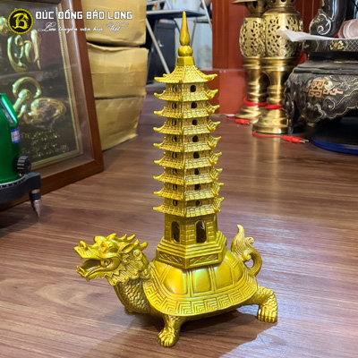 Tượng Đồng Long Quy Cõng Tháp Văn Xương Nhiều Kích Thước ở Sài Gòn TPHCM