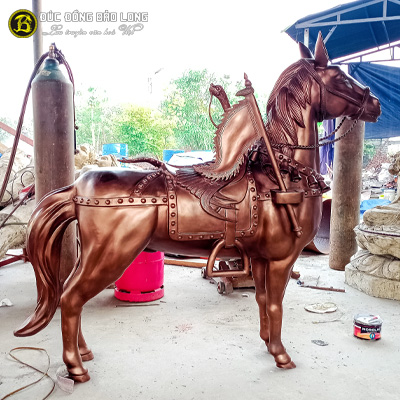 Tượng Đồng Ngọ ( Ngựa ) Thờ cao trên 1m ( 135 cm 1m35 ) ở Sài Gòn TPHCM