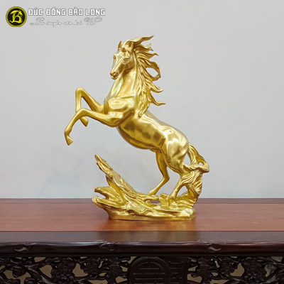 Tượng Đồng Ngọ ( Ngựa ) Phong Thủy Đồng Catut cao 4 tấc ( 42 cm ) ở Sài Gòn TPHCM