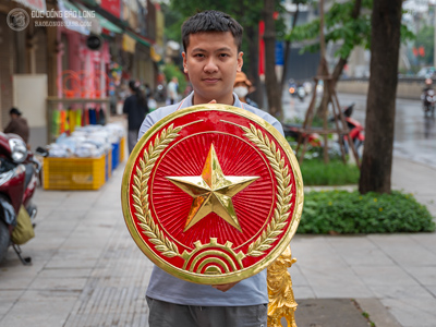 Huy Hiệu Quân Đội Nhân Dân Việt Nam ĐK 51Cm tại Sài Gòn TPHCM