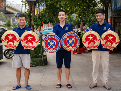 Logo Thi Hành Án, Quốc Huy Bằng Đồng ĐK 40Cm tại Sài Gòn TPHCM