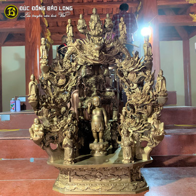 Tượng Đồng Cửu Long cao 1m4 ( 140 cm ) ở Sài Gòn TPHCM