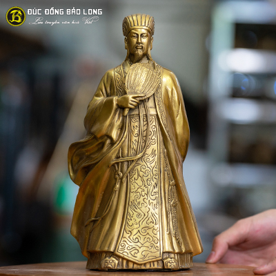 Tượng Đồng Khổng Minh ( Gia Cát Lượng ) đứng cầm quạt nhiều kích thước ở Sài Gòn TPHCM