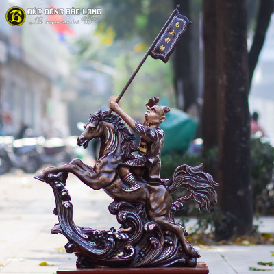 Tượng Đồng Mã Phong Hầu Khảm Tam Khí cao 1m ( 1 m ) ở Sài Gòn TPHCM