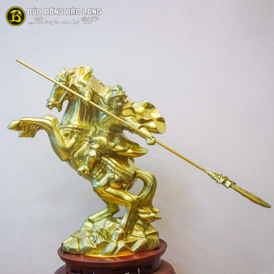 Tượng Đồng Quan Công Cưỡi Ngựa Catut cao 5 tấc ( 50 cm ) ở Sài Gòn TPHCM