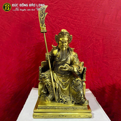 Tượng Đồng Quan Công Đọc Sách cao 3 tấc ( 30 cm ) ở Sài Gòn TPHCM