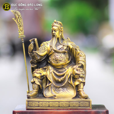 Tượng Đồng Quan Công Đọc Sách cao 2 tấc ( 25 cm ) ở Sài Gòn TPHCM