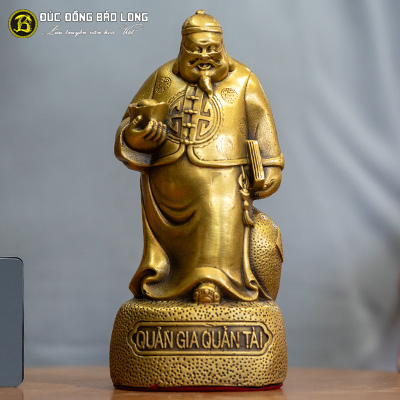 Tượng Đồng Quản Gia cao 2 tấc ( 21 cm ) ở Sài Gòn TPHCM