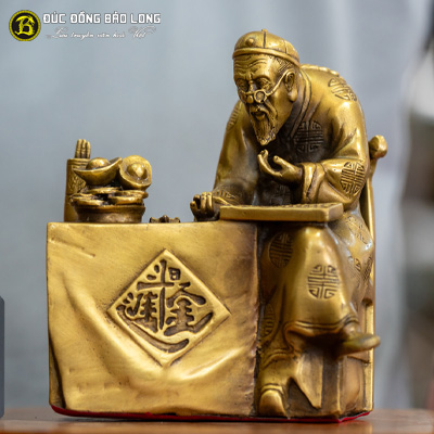 Tượng Đồng Quản Gia cao 2 tấc ( 18 cm ) ở Sài Gòn TPHCM