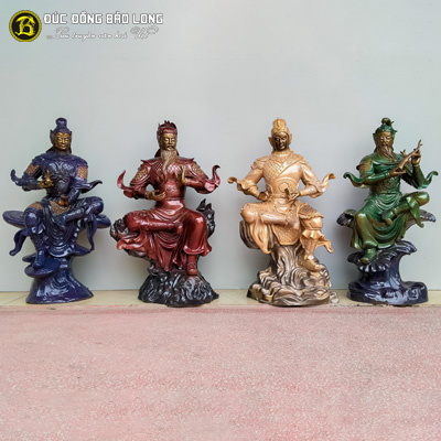 Tượng Đồng Thần Tài Đông Tây Nam Bắc cao 6 tấc ( 61 cm ) ở Sài Gòn TPHCM