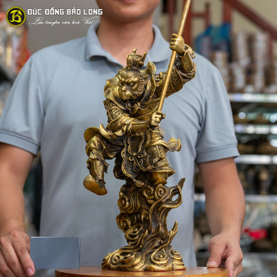 Tượng Đồng Tôn Ngộ Không Múa Gậy Như Ý nhiều kích thước ở Sài Gòn TPHCM