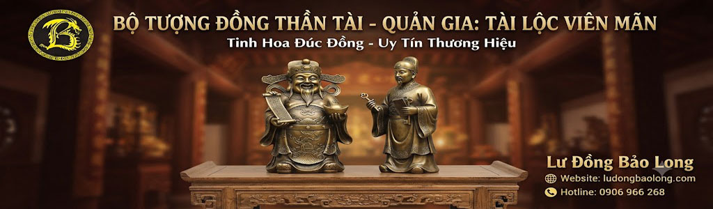 Tượng Đồng Thần Tài - Quản Gia