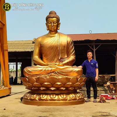  Tượng Đồng Phật Thích Ca ngồi cao 3m ( 300 cm ) ở Sài Gòn TPHCM