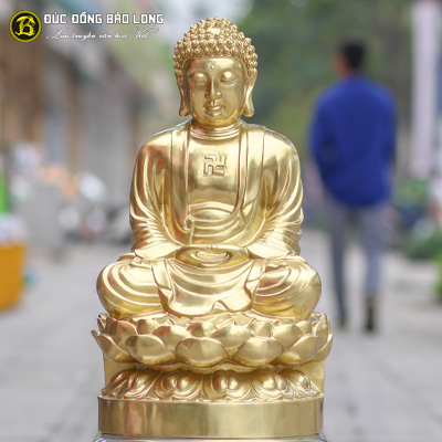  Tượng Đồng Phật Thích Ca ngồi Catut cao 6 tấc ( 61 cm ) ở Sài Gòn TPHCM