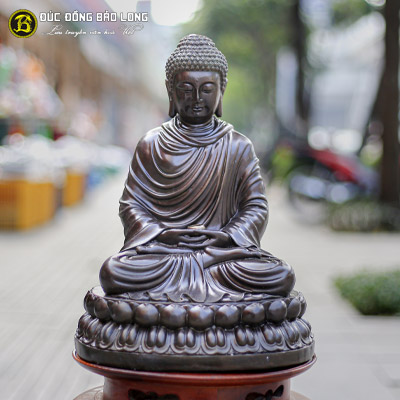  Tượng Đồng Phật Thích Ca ngồi màu giả cổ cao gần 4 tấc ( 38 cm ) ở Sài Gòn TPHCM
