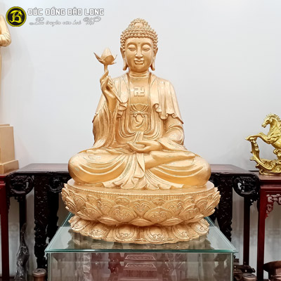  Tượng Đồng Phật Thích Ca Liên Hoa cao 8 tấc ( 81 cm ) ở Sài Gòn TPHCM