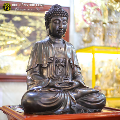  Tượng Đồng Phật Thích Ca ngồi trầm cổ cao 6 tấc ( 62 cm ) ở Sài Gòn TPHCM