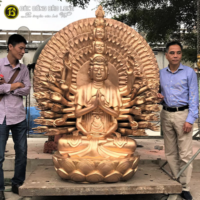  Tượng Đồng Thiên Thủ Thiên Nhãn cao 2m ở Sài Gòn TPHCM