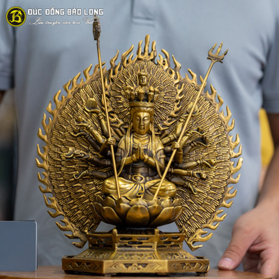  Tượng Đồng Thiên Thủ Thiên Nhãn cao 3 tấc ( 26 cm ) ở Sài Gòn TPHCM