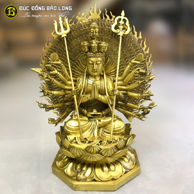  Tượng Đồng Thiên Thủ Thiên Nhãn cao trên 3 tấc ( 34 cm ) ở Sài Gòn TPHCM